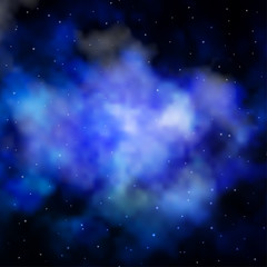 Fototapeta premium Dark Pink, Blue vector background with colorful stars.