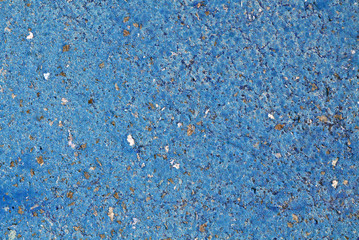 Blue rough concrele surface close up detail, grunge horizontal shabby background
