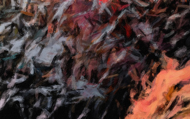 Abstract art conceptual pattern for creative design works. Naive modern impressionism painting background. Interior decor printable in big size at canvas or poster. Advertising flyer or card backdrop.