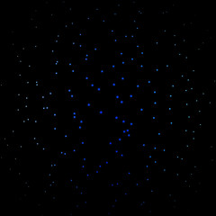 Dark BLUE vector texture with beautiful stars.