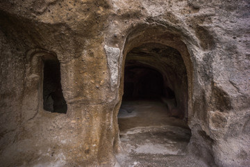 cave town vardsia old georgian abandoned city