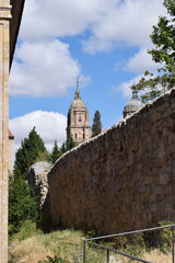 Naklejka premium Calles históricas y monumentales de Salamanca, España.