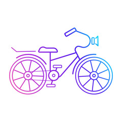 Fototapeta na wymiar Bicycle Icon. Ready For Your Design, Greeting Card