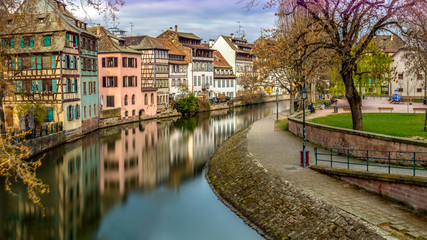 Fototapeta na wymiar Petite France in Strasbourg