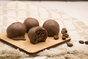 Delicious Chocolate Brownie with arequipe