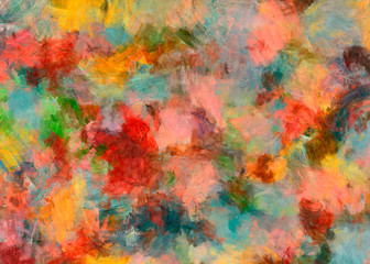 Abstract texture background. Painted on canvas watercolor artwork. Digital hand drawn art. Modern artistic work. Good for printed pictures, design postcard, posters and wallpapers.