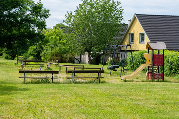 A playground in Sweden