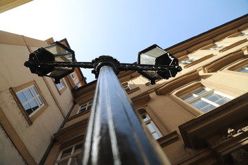Street lamp in  Prague