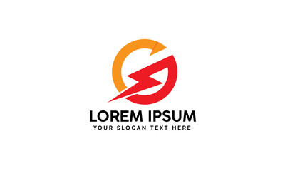 G Or O letter Power logo/identity design template