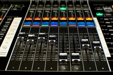 Digital Audio Mixing Board for Professional Sound Reinforcment.