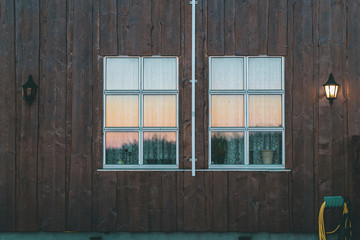 Detail Of Typical Scandinavian Houses