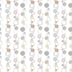 Seamless Patterns Nude Acrylic hand drawn on white background