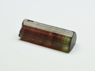 Bicolor Tourmaline from Madagascar natural raw gemstone