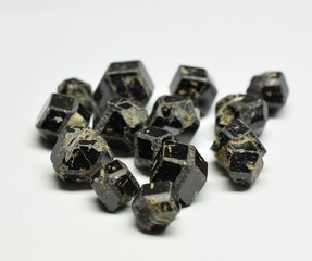 Melanite Garnet natural raw gemstones