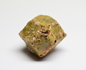 Green Grossular Garnet raw gemstone Crystal Mali