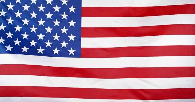 Waving American Flag background loop