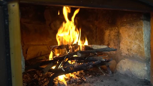 El fuego de una fogata