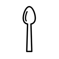 Spoon icon vector