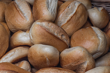 Frisch gebackene Brötchen