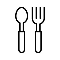 Spoon and fork icon