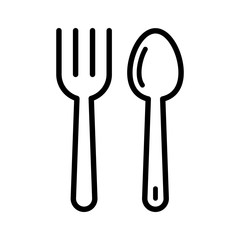 Spoon and fork icon