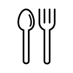 Spoon and fork icon