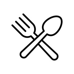 Spoon and fork icon