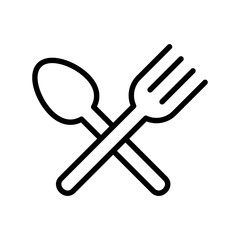Spoon and fork icon