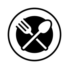 Spoon and fork icon