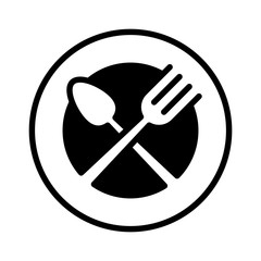 Spoon and fork icon