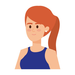 beautiful young woman avatar character