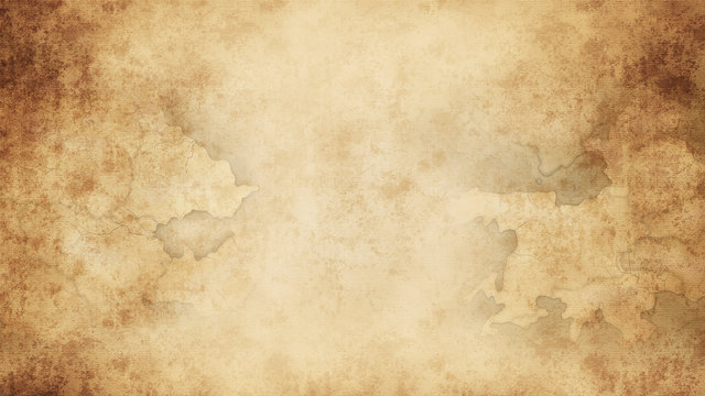 old paper backdrop with map