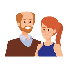 adults parents couple avatars characters