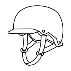 helmet skaster equipment isolated icon
