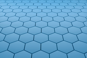 3d bluehoneycomp simple minimal 
