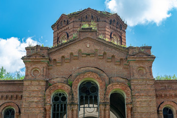 Fototapeta na wymiar Ukraine.Monastery of the 19th century, destroyed during the Soviet era