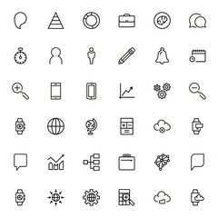 Line icon set