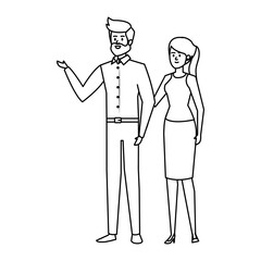 adults parents couple avatars characters