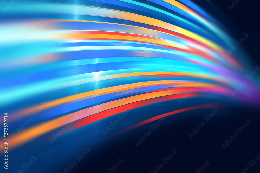 Poster colorful geometric speed line abstract technology background