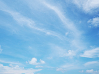 Obraz premium Blue sky and white cloud