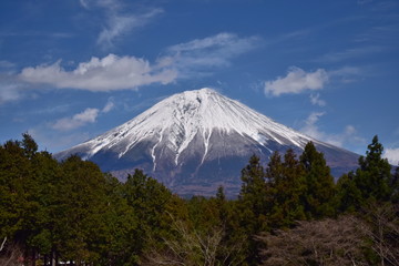 Obraz premium 富士山と雲～Mt.Fuji and Clouds.