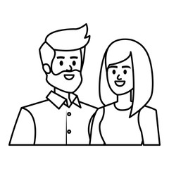 adults parents couple avatars characters