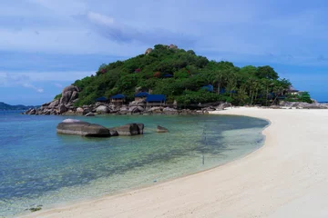 Foto op Canvas The beach of Nangyuan island, Koh Tao, Suratthani Thailand. this is one of the best destination of scuba diving spot in Thailand © Asada