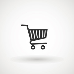 Shopping Cart Icon, flat design best vector icon.