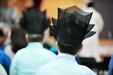 Gat, Korean traditional hat made of bamboo and horsehair