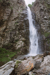 Gveleti big waterfall in Georgia
