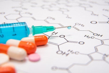 Medicines, health, disease, medical concepts background,