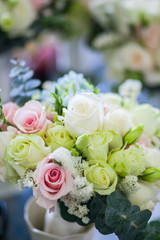 close up of wedding bouquet