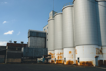  Big rice mill in a quiet place