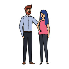 adults parents couple avatars characters